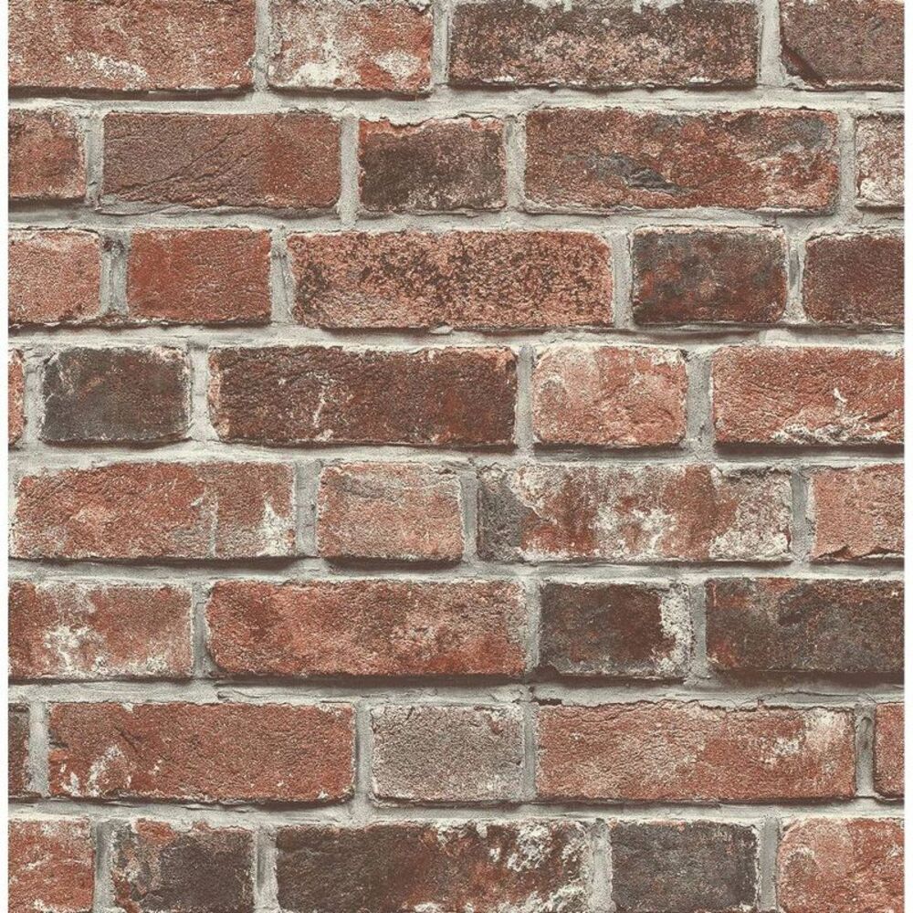 Faux Distressed Brick Peel & Stick Wallpaper - 30.75 sq ft